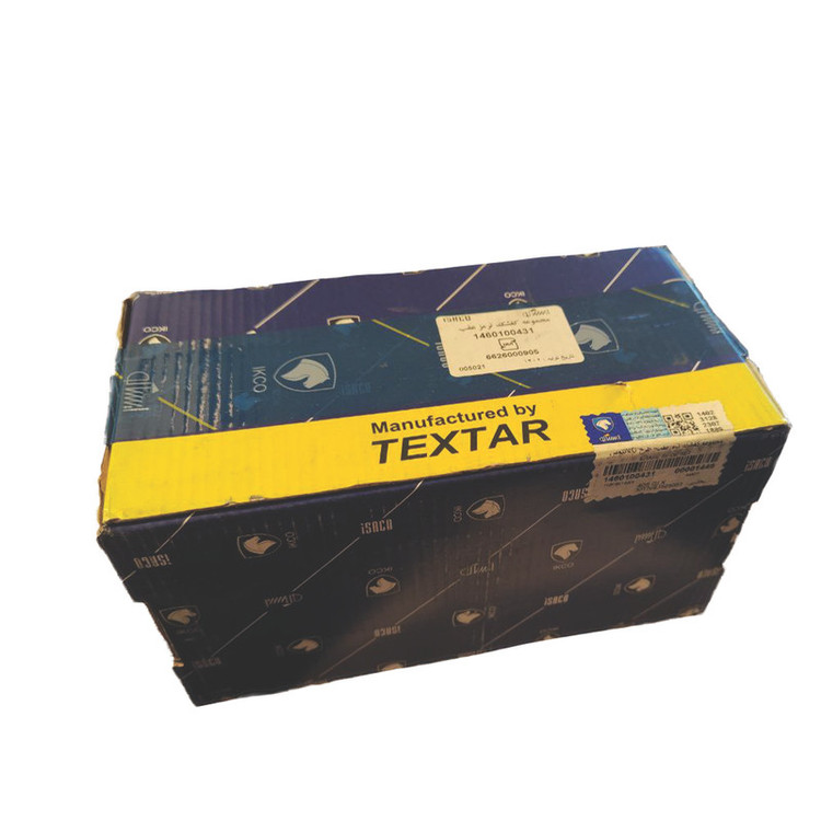 مجموعه کفشک ترمز عقب طرح تکلانتوس تکستار ایساکو کد 1460100431 مناسب برای پژو 405