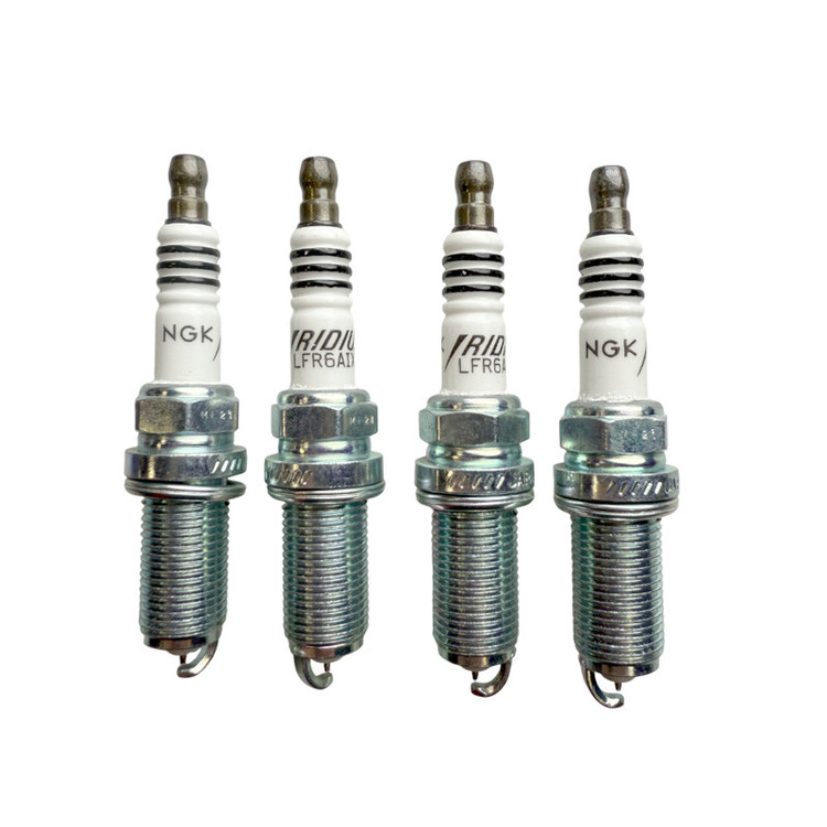 شمع خودرو ان جی کی مدل LFR6AIX-11-6619 پایه بلند مناسب برای پژو 405 بسته 4 عددی