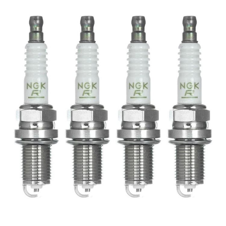 شمع خودرو ان جی کی مدل BKR6E-6962 تک پلاتین پایه کوتاه مناسب پژو پارس بسته 4 عددی