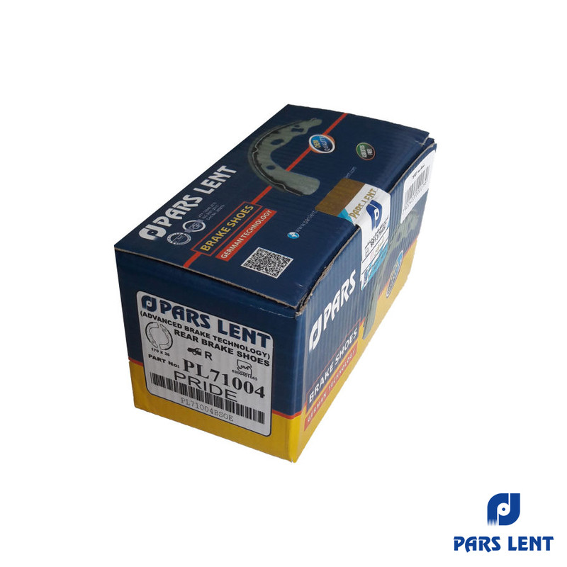 لنت ترمز عقب خودرو لنت پارس مدل PL71004 مناسب برای پراید 131