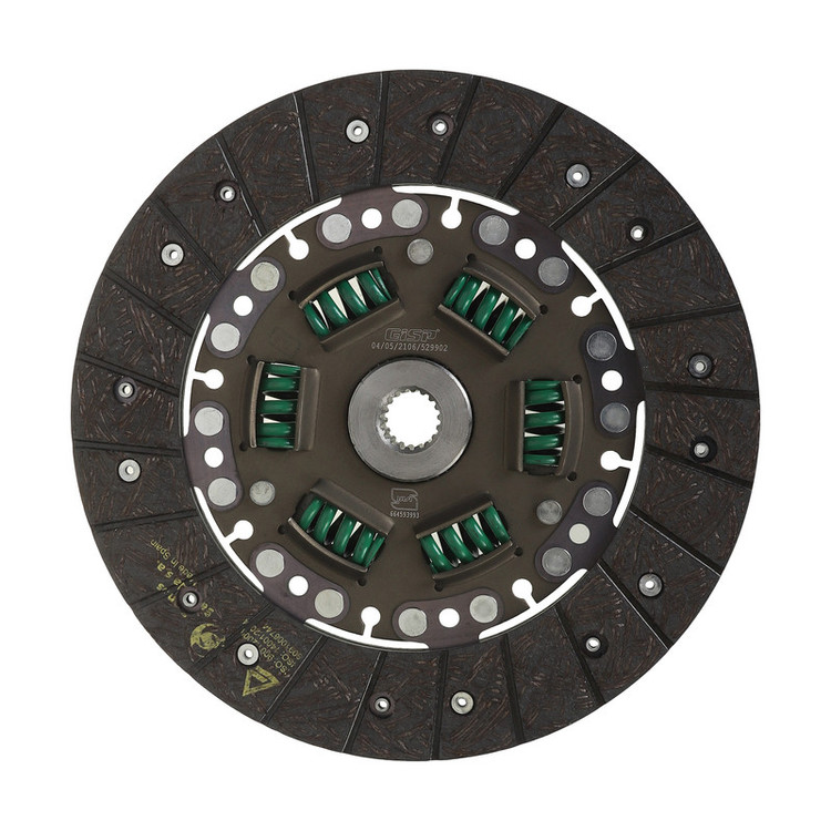 کیت صفحه کلاچ جی ای اس پی کد 529902 مدل 6 فنر 215 میل به همراه بلبرینگ مناسب برای تیبا و تیبا 2