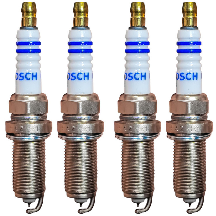 شمع تقویتی خودرو بوش مدل سوزنی ایریدیوم کد Russia+42 پایه بلند مناسب برای برلیانس H220 و H230 بسته ۴ عددی