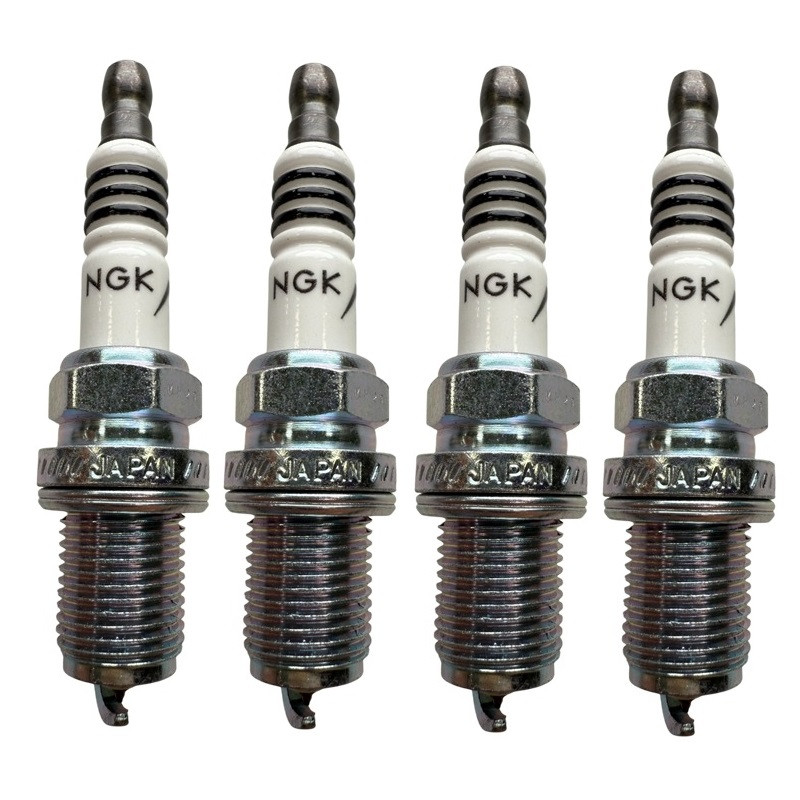 شمع خودرو ایریدیوم ان جی کی مدل BKR6EIX-11-6418 پایه کوتاه مناسب برای تویوتا کرولا بسته 4 عددی