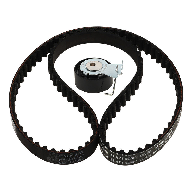 کیت تسمه تایم رایکا آلتون کد RT971-104Z مدل 104 دندانه HNBR مناسب برای پژو 206 تیپ 2 و 3 ، پژو 206 صندوقدار TU3