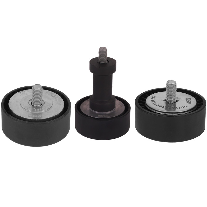 مجموعه کامل غلطک هرزگرد کولر جی ای اس پی کد 3362161718 مدل A-B-C مناسب برای سمند EF7 و سورن EF7 مجموعه 3 عددی