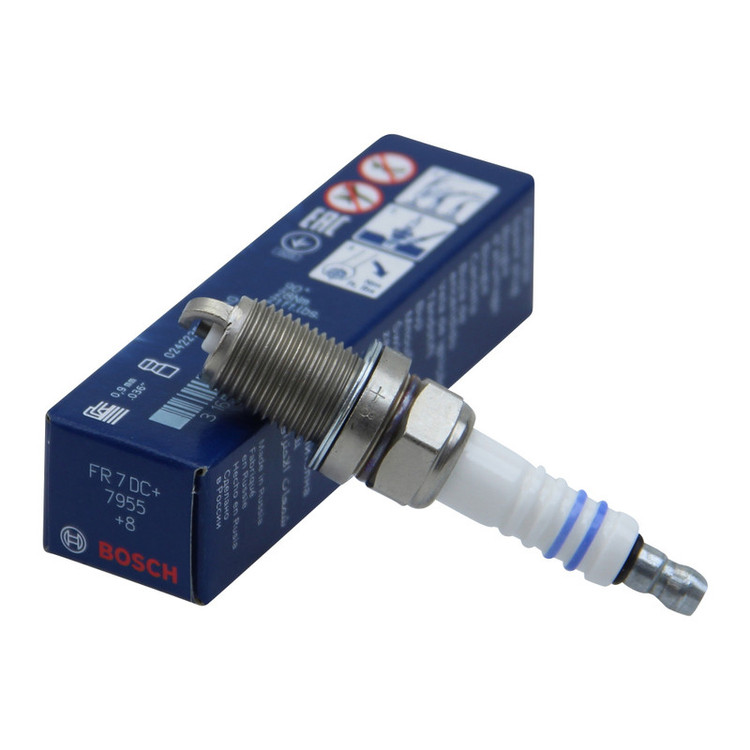 شمع خودرو بوش مدل FR7DC+ پایه کوتاه مناسب برای انواع خودروبسته 4 عددی